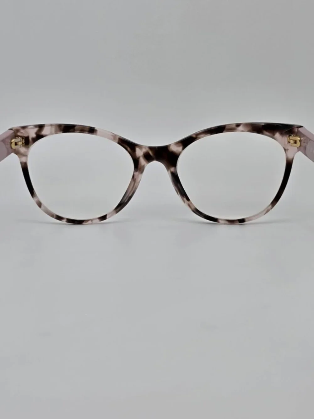 Prada VPR 05W ROJ-1O1 Pink Tortoise Cat Eye Eyeglasses Frame Italy 51-19-140